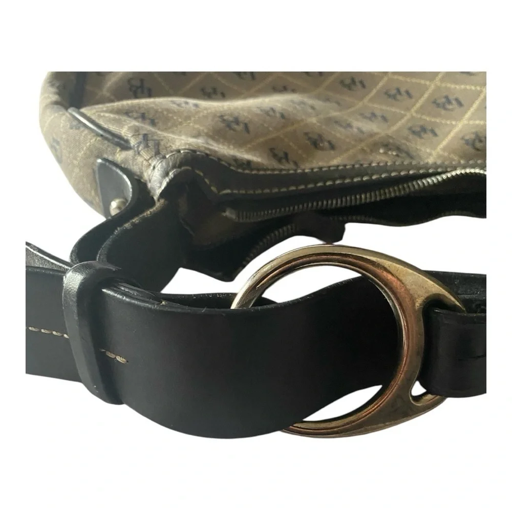 DOONEY & BOURKE-SIGNATURE CANVAS HOBO BAG-K6373964